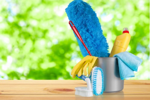 Professional office cleaning in a Chiswick workspace