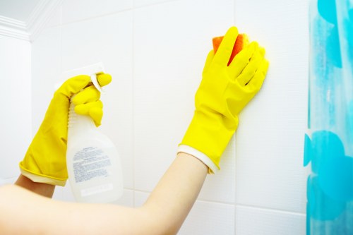 Professional deep cleaning in a Chiswick office