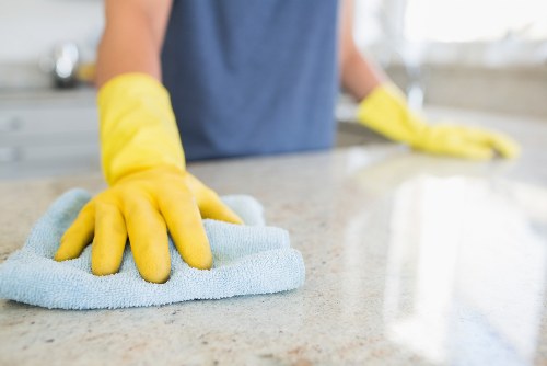 Local cleaning specialists working carefully in a home environment in Chiswick